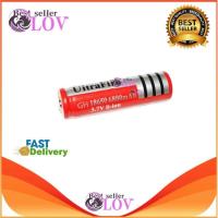 ราคา LOV Ultrafire ถ่านชาร์ต รุ่น UltraFire 18650 3.7V 6800 mAh (สีแดง) (7181845799)
