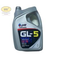 ราคา น้ำมันเกียร์และเฟืองท้าย ปตท. GL-5 5 ลิตร (เบอร์ 90 และ 140 ) / PTT Gear Oil GL-5 5L. (SAE 90, 140) (23727413894)