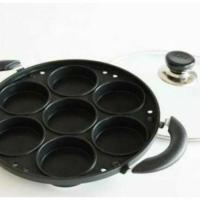 ราคา [AMAKS FAVOURITE] - Happy Call 7-Flat Mini Martabak/Apem Mold - [toserba_emak] (40920833135)