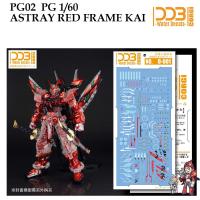 ราคา ดีคอลน้ำ[ DDB-CORGI] PG 02 ASTRAY RED FRAME KAI WATER DECAL [BRONZE SILVER] PG 1/60 PG02 (18536346602)