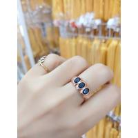 ราคา #แหวนนาคข้อมะขามหัวพลอยไพลิน (28923266530)