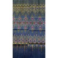 ราคา ผ้าไหมมัดหมี่ไทย2ตะกอ ทอมือแท้100%(A-59) (24274195683)