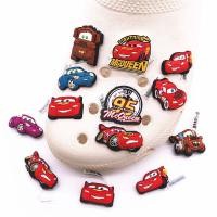 ราคา CROCS เข็มกลัด PVC ลายการ์ตูน Racing Story jibbitz 95 Lightning McQueen สําหรับตกแต่งรองเท้า FZL112 (22027252992)