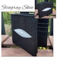 ราคา กระเป๋าสตางค์ปลากระเบน (แท้) รุ่นoriginal ลายข้างหลามตัด กระเป๋าปลากระเบน กระเป๋าสตางค์ หนังปลากระเบน (8698106707)