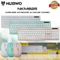 ราคา NUBWO Keyboard+mouse combo set NKM-625 VIRGO Wireless Keyboard and Mouse Comboอังกฤษ/ไทย (7176421714)