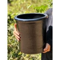 ราคา กระบอกดินเผาทาสี ขนาดใหญ่ มีสีดำ ขาว น้ำเงิน ทอง กว้าง10นิ้วสูง11นิ้วมีแบบใส่น้ำได้แบบเจาะรูปลูกต้นไม้ได้ (26575847379)