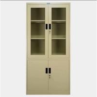 ราคา ตู้เหล็กเก็บเอกสาร ตู้เหล็กบานเปิดสูงบนกระจก-ทึบล่าง SH0008 (29213308113)