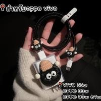 ราคา พร้อมส่งจากไทย นางฟ้าใส่หมวก ชุดพันสาย เคสหัวชาร์จ ลายการ์ตูน ตัวถนอมสาย USB oppo 80w 67w vivo33w 44w ถนอมสายชาร์จ (27870534201)