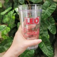 ราคา แก้ว2 ชั้น โซดาลีโอ พลาสติก​ใส เนื้อแข็ง สกรีนโลโก้Leo ลายเสือ เท่ๆ premium​ ของสะสม ของแท้ ส่งไว (23753124029)