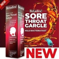 ราคา ของแท้ พร้อมส่ง Betadine Sore Throat Gargle เบตาดีนกลั้วคอ แก้ไอ แก้เจ็บคอ ลดการอักเสบแผลในช่องปาก (13938167553)
