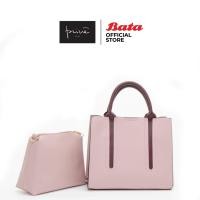 ราคา Bata กระเป๋าถือ ยี่ห้อ Prive รุ่น Mira สีชมพู 9015408 (9846854619)