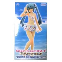 ราคา Hatsune Miku figure Project DIVA F "SW Polka dot bikini Miku" doll Anime Hatsune Swimsuit Bikini ver 22cm Sexy Figure (5413824371)