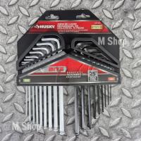 ราคา ชุดประแจแแอลหัวบอล ประแจหกเหลี่ยม หัวบอล Husky 18 ตัวชุด มิล & หุน (29779034448)