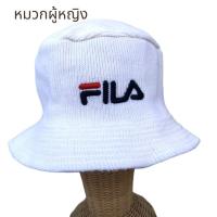 ราคา หมวกวินเทจFILAทรงบัคเก็ตมือสองสีขาว (18457007363)