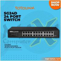 ราคา Totolink SG24D 24-Port Smart Gigabit Desktop Rackmount Switch (10359044062)