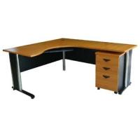 ราคา ILF - ชุดโต๊ะทำงาน ขาเหล็กชุบโครเมี่ยม ตัวแอล KM-SET1 (6206986947)