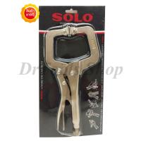 ราคา คีมล็อคตัวซี SOLO(โซโล) 11นิ้ว ปากขยับ NO.11F-11 #0456 (4958397419)