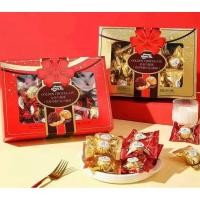 ราคา Gloden Chocolate ขนาด 128 กรัม ประมาณ 11 ชิ้น กล่องของขวัญช็อคโกแลต คล้าย เฟอเรโร่ (26971641569)