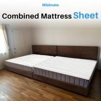 ราคา [IKEA] Combined Mattress Fitted Bed Sheets for Co-Sleeping | Seamless & Snug | Anti Dust - Mildmate (28705795822)