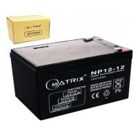 ราคา Matrix แบตเตอรี่แห้ง 12V / 12Ah แบบไม่ต้องเติมน้ำกลั่น แบตสำรอง UPS Maintenance Free Battery สามารถชาร์ตไฟใหม่ได้ (40702820978)