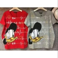 ราคา Sale!! เสื้อยืดผ้าเด้งรีดเพชร (1357424372)