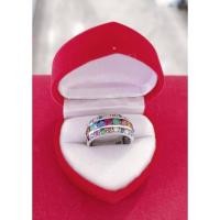 ราคา แหวนเงินแท้พลอยนพเก้าเงินแท้ 92.5% (22419421850)