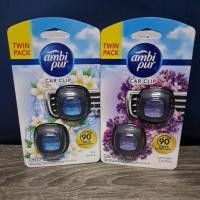 ราคา Ambi Pur แอมบิเพอร์ คาร์ มินิ น้ำหอมปรับอากาศสำหรับรถยนต์ แพคคู่ 2.2 มล. (26374932964)
