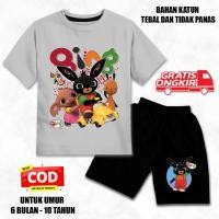 ราคา CODชุดเสื้อยืดเด็กลายการ์ตูนเคลื่อนไหวได้ วัสดุผ้าฝ้ายพรีเมี่ยม พิมพ์สกรีน DTF cln สีดํา (40274899501)