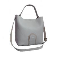 ราคา [กระเป๋ามือสอง] NICOLE MILLER ของแท้! *มีสายยาว* หนังแท้ 9นิ้ว สีเทาอมฟ้า กระเป๋าสภาพดี กระเป๋าสะพายข้าง (22175994762)