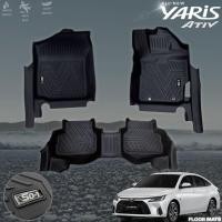 ราคา PU 6D พรมปูพื้นรถยนต์ YARIS ATIV 2023-2027 พรมกันลื่น พรมกันนํ้า พรมรถยนต์ (53250167007)