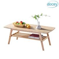 ราคา โต๊ะไม้100% โต๊ะกลางไม้ โต๊ะกลางโซฟา สไตล์โมเดิร์น โต๊ะรับแขก 2 ชั้น ขนาด 100/120cm โต๊ะเล็ก โต๊ะมินิมอล (22251613822)