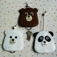 ราคา ที่ครอบกุญแจแฮนด์เมด รูปหมี หมีสีน้ำตาล หมีขั้วโลก แพนด้า key cover (4205923704)