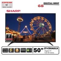 ราคา {ใส่โค้ด MTJU7ND ลด1200.-}SHARP AQUOS LED Full HD Digital TV 50 นิ้ว 50AD1X รุ่น 2T-C50AD1X (13020463538)
