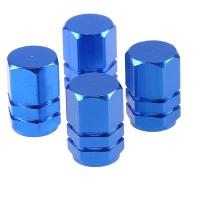 ราคา 4 ชิ้นจักรยานจักรยานรถจักรยานยนต์ล้อ Tyre ยางอลูมิเนียมวาล์ว Caps Stem ฝาครอบหกเหลี่ยม Tyre ล้อ Ventil วาล์วหมวก (29806525143)