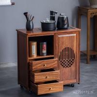 ราคา ไม้เนื้อแข็งตู้กาต้มน้ําโต๊ะกาแฟกังฟูชุดน้ําชารถเข็นขนาดเล็กชาแบบบูรณาการถาดมือถือชุดโต๊ะน้ําชาโต๊ะน้ําชาระเบียงครัวเรือน n3หน้า (28743220046)