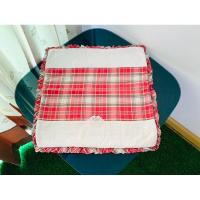 ราคา ปลอกหมอนอิง สีขาวแดงลายสก๊อตมีระบายรอบด้าน มือสองสภาพดี สินค้าญี่ปุ่น-เกาหลีแท้ (22034092996)