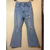 ราคา กางเกงยีนส์ลีวาย70sHIGH FLARE ป้าย27ผ้าแน่นยืดน้อยเอววัดจริง27-28 (42872928156)