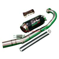 ราคา ท่อไอเสีย ปลายท่อสูตร พร้อมคอท่อสแตนเลสแท้เกรดA+ตัวรัดปลายท่อ+แคชลดเสียง สำหรับ MSX , MSX-SF,GPX DEMON125 (ปลายดำ) (15100692922)