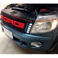 ราคา กระจังหน้า ฟอร์ด แรนเจอร์ ford ranger 2012-2014 เดไลท์ LED โลโก้สีแดง (1385391872)