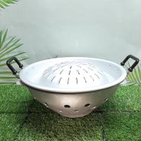 ราคา กระทะเกาหลี+พร้อมเตา ชุดเตาหมูกระทะ (ขนาด 40ซม.) กระทะหมูกระทะ กระทะปิ้งย่าง กระทะอลูมิเนียม เตาย่าง (3459284655)