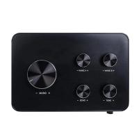 ราคา สมาร์ททีวีคาราโอเกะมิกเซอร์ Echo Tone Uhf ไมโครโฟนไร้สายแบบใช้มือถือตัวรับสัญญาณ Soundbar Pc โปรเจคเตอร์โฮมเธียเตอร์คาราโอเกะ Mi (48900279291)