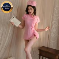 ราคา ชุดพยาบาลผ้ายืด ชุดนอนเซ็กซี่ P3311 พันทิป พร้อมส่งจากไทย YUYIE888 (26561088917)