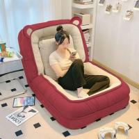 ราคา โซฟามนุษย์โซฟาเตียงสุนัขเล้าพับห้องนอนคนขี้เกียจเตียงเดี่ยวเตียงใหญ่ระเบียงเสื่อทาทามิห้องสีแดง (27411310504)