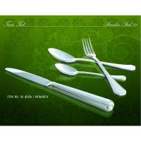 ราคา TwinFish 1ชิ้น ช้อนส้อมครบเซต เรียบเนียน แข็งแรง ช้อนส้อมโรงแรม ร้านอาหาร รหัส93 (22320130046)