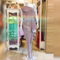 ราคา [พร้อมส่ง]ชุดราตรีสีชมพูไหล่ปาดเฉียง ชุดราตรีกากเพชร ชุดออกงานสีชมพูglitter ชุดเพื่อนเจ้าสาวสีชมพู pink evening dress (2002171304)