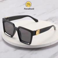 ราคา Retro Large Frame Sunglasses Unisex Super Cool Spicy Girl Glasses UV Resistant Sunglasses Paradised (28122261239)
