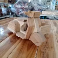 ราคา ของแต่งบ้านมอเตอร์ไซค์พ่วงข้างทำจากไม้สักไม่ทำสีใช้ใส่กระถางดอกไม้เล็กๆหรือของแต่งบ้านแต่งสวน (22347137226)