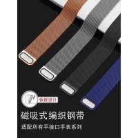 ราคา Milanese สายเหล็กผู้ชายผู้หญิงสายนาฬิกาแม่เหล็กเหมาะสําหรับ DW Huawei Apple Casio Langqin Tissot chene2 (44024133087)