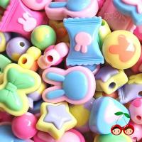 ราคา ขายทั้งหมด ลูกปัดอะคริลิคลูกอมหลากสี (@50ชิ้น) (44321151133)