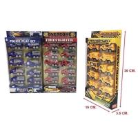 ราคา โมเดลรถ12 คัน โมเดลรถดับเพลิง รถดับเพลิง โมเดลรถก่อสร้าง โมเดลรถตำรวจ มี 3 แบบให้เลือก (10705292457)